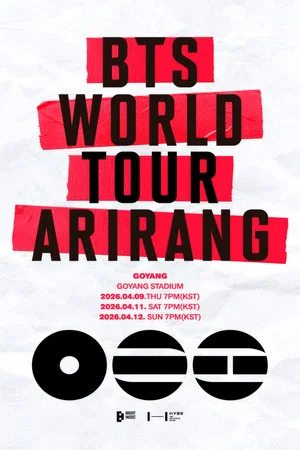 Постер: BTS WORLD TOUR [ARIRANG] in Goyang