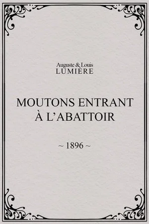 Постер: Moutons entrant à l'abattoir
