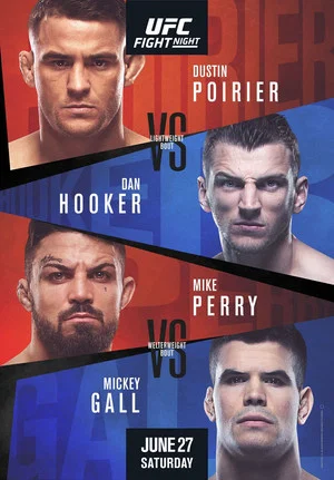 Постер: UFC on ESPN 12: Poirier vs. Hooker