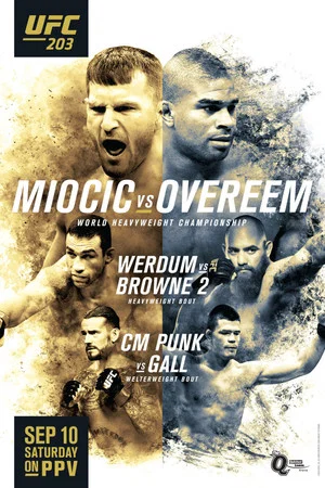 Постер: UFC 203: Miocic vs. Overeem