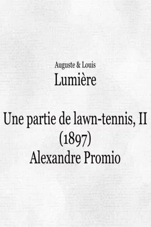 Постер: Une partie de lawn-tennis, II