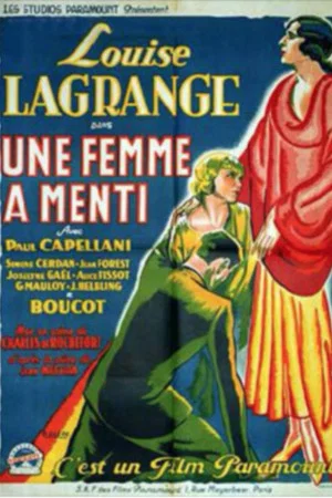 Постер: Une femme a menti