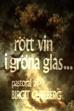 Постер: Rött vin i gröna glas