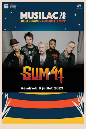 Постер: Sum 41 - Musilac 2022