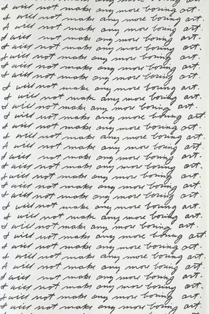 Постер: I Will Not Make Any More Boring Art