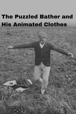 Постер: The Puzzled Bather and His Animated Clothes