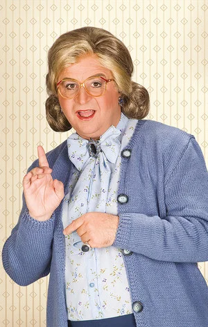 Постер: Mrs DOUBTFIRE - Μάρκος Σεφερλής