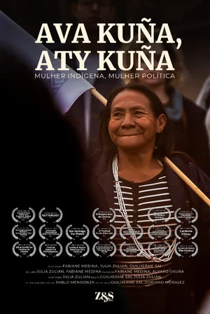 Постер: Ava Kuña, Aty Kuña; mulher indígena, mulher política