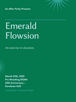 Постер: Emerald Flowsion