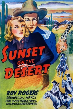 Постер: Sunset on the Desert