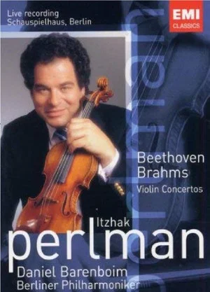 Постер: Beethoven/Brahms - Violin Concertos (Perlman, Barenboim)