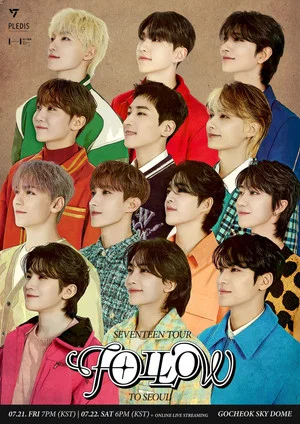 Постер: SEVENTEEN TOUR ‘FOLLOW’ TO SEOUL