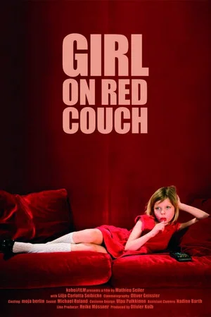 Постер: Girl on Red Couch