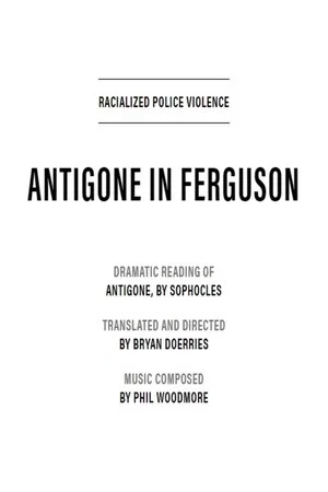 Постер: Antigone in Ferguson