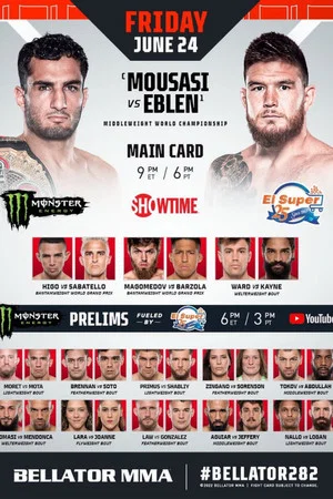 Постер: Bellator 282: Mousasi vs. Eblen