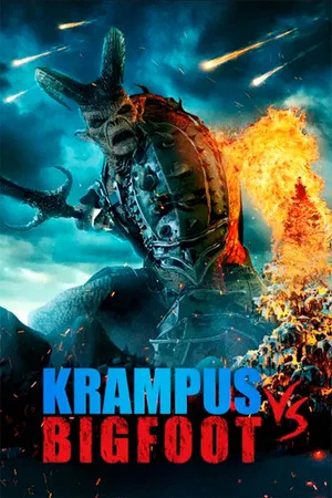 Постер: Bigfoot vs Krampus