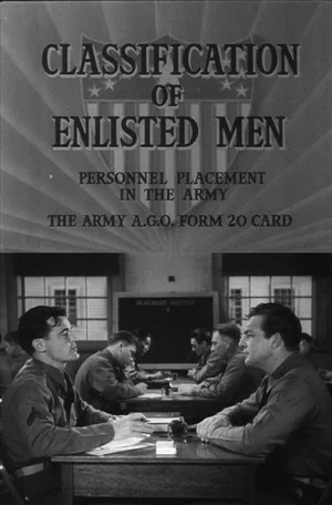 Постер: Classification of Enlisted Men