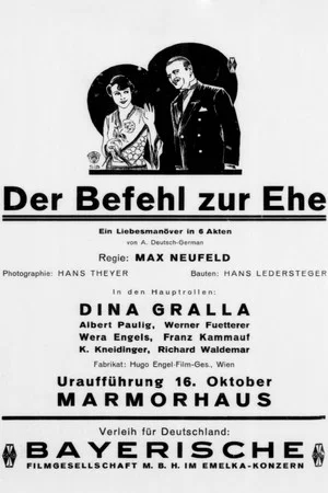Постер: Befehl zur Ehe