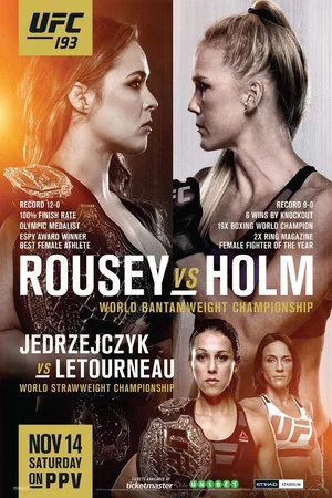 Постер: UFC 193: Rousey vs. Holm