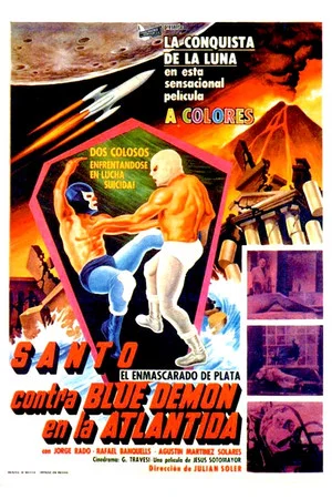 Постер: Santo vs. Blue Demon in Atlantis