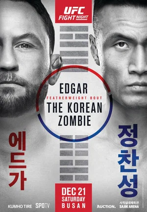 Постер: UFC Fight Night 165: Edgar vs The Korean Zombie