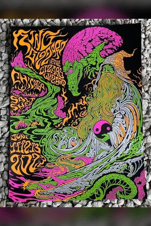 Постер: King Gizzard & the Lizard Wizard: Live at The Salt Shed, Chicago – June 11, 2023