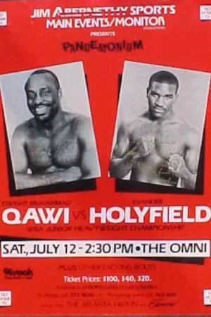 Постер: Dwight Muhammad Qawi vs. Evander Holyfield