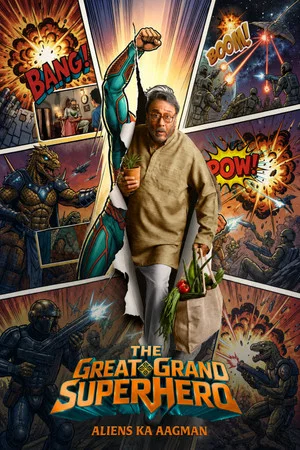 Постер: The Great Grand Superhero: Aliens Ka Aagman