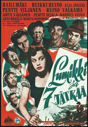 Постер: Lumikki ja 7 jätkää