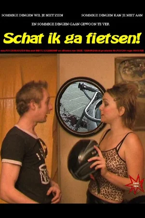 Постер: Schat, ik ga fietsen!
