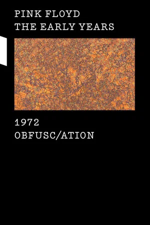 Постер: Pink Floyd: The Early Years, Vol 6 - Obfusc/ation