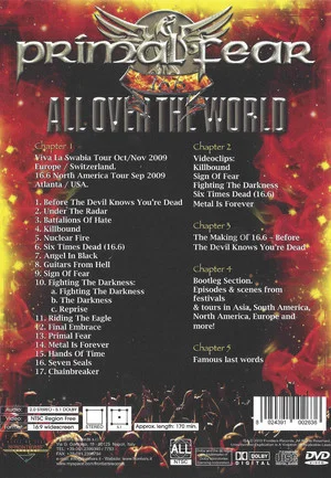 Постер: Primal Fear: 16.6 All Over The World