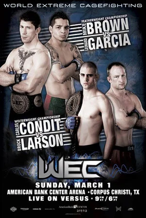 Постер: WEC 39: Brown vs. Garcia