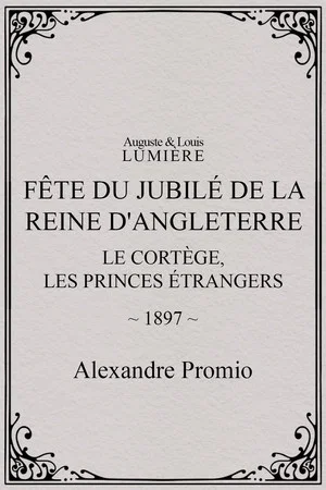 Постер: Fête du jubilé de la reine d'Angleterre : Le cortège, les princes étrangers