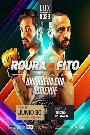 Постер: LUX Fight League 33