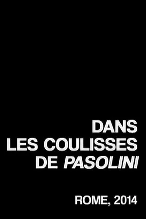Постер: Behind The Scenes of 'Pasolini'