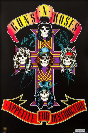 Постер: Guns N' Roses - Appetite for Destruction