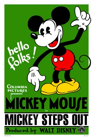 Постер: Mickey Steps Out