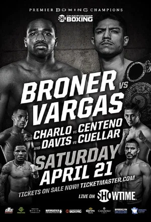 Постер: Adrien Broner vs. Jessie Vargas