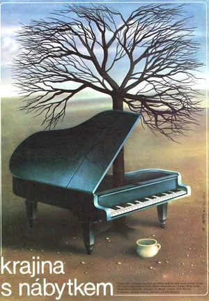 Постер: Landscape with Furniture
