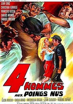 Постер: Quatre hommes aux poings nus
