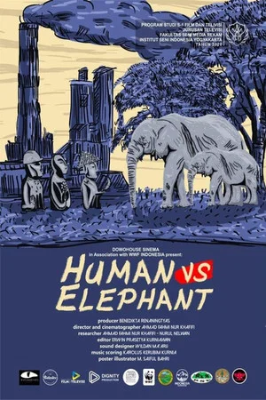 Постер: Human vs Elephant