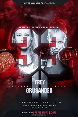 Постер: Invicta FC 33: Frey vs. Grusander II