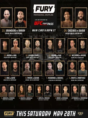 Постер: Fury Pro Grappling 4