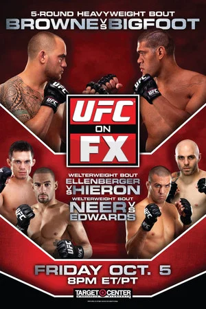 Постер: UFC on FX 5: Browne vs. Bigfoot