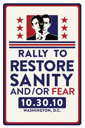 Постер: The Rally to Restore Sanity and/or Fear