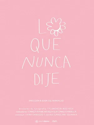 Постер: Lo que nunca dije