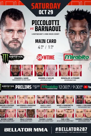 Постер: Bellator 287: Piccolotti vs. Barnaoui