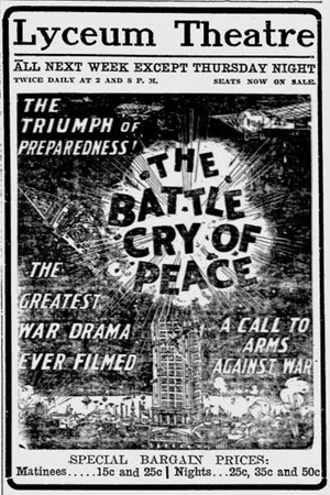 Постер: The Battle Cry of Peace