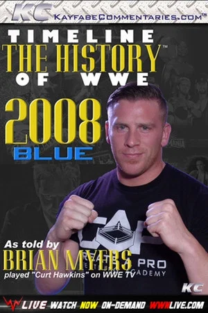 Постер: Timeline The History of WWE – 2008 Blue – As Told By Brian Myers